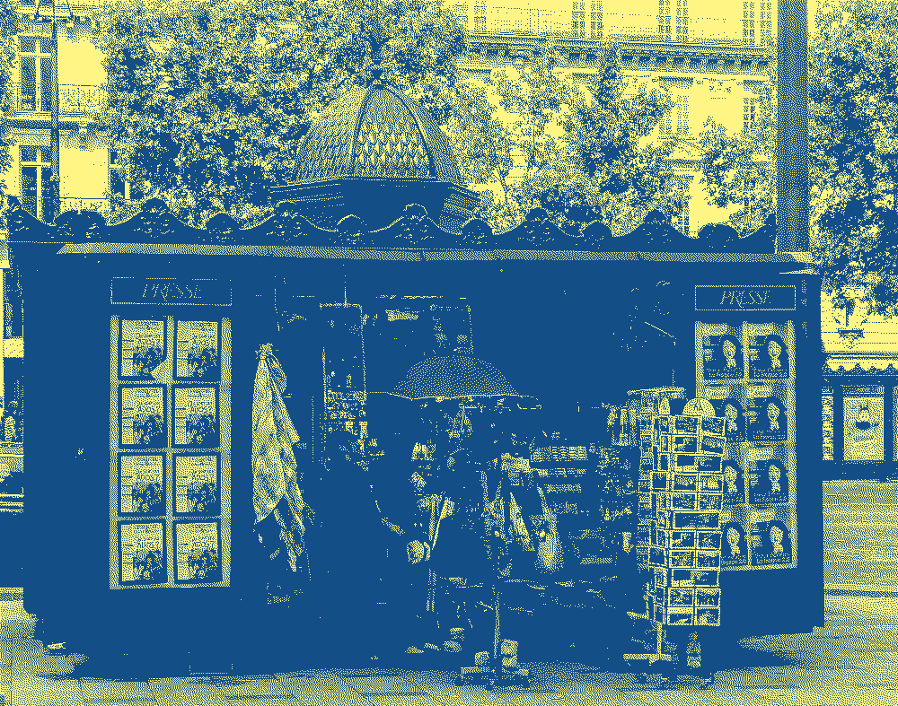 un kiosque à Paris