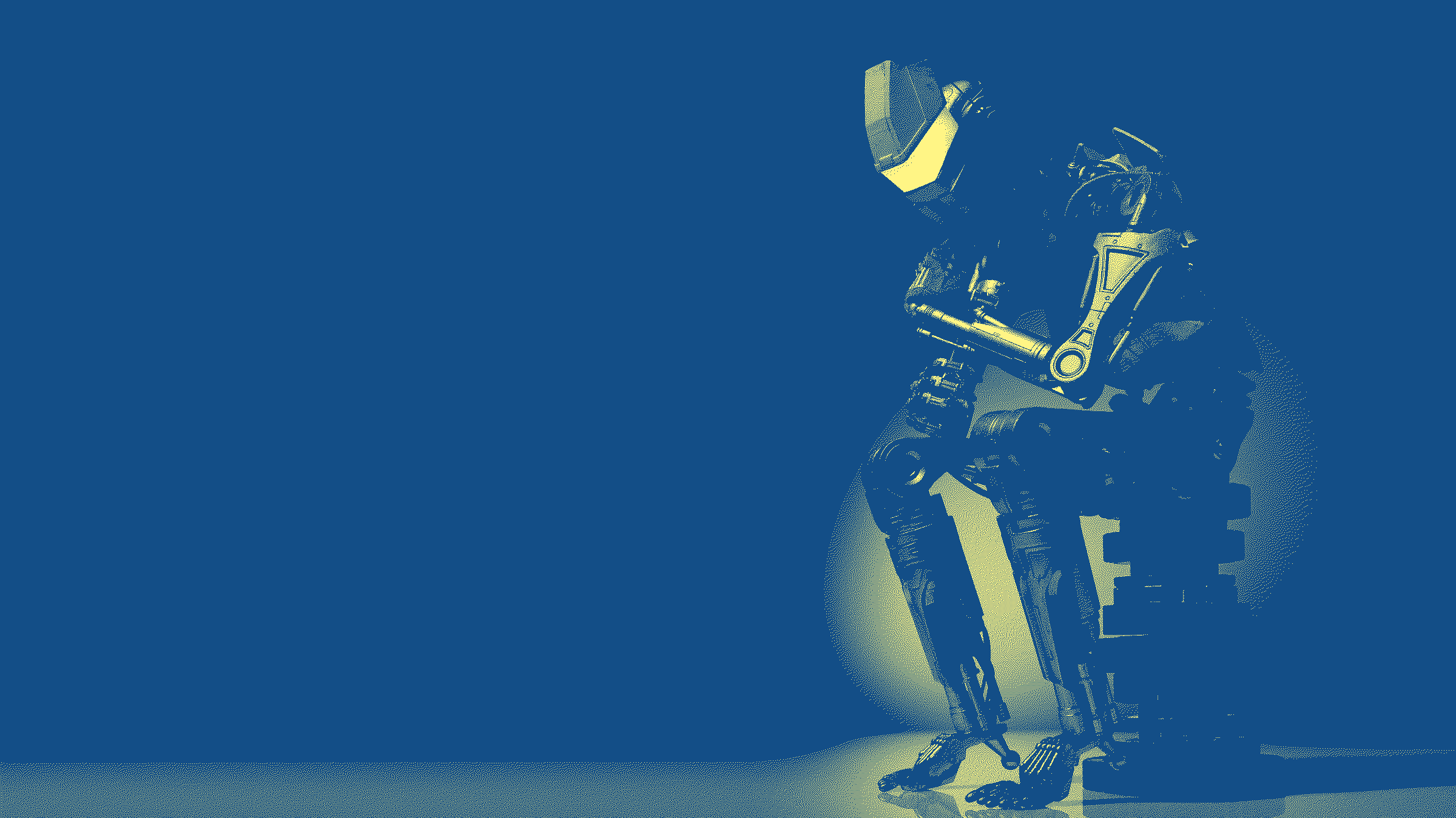 une image de robot en penseur de Rodin